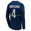 Maillot à Manches Longues Paris Saint-Germain Sergio Ramos 4 Domicile 2022-23 Pour Homme